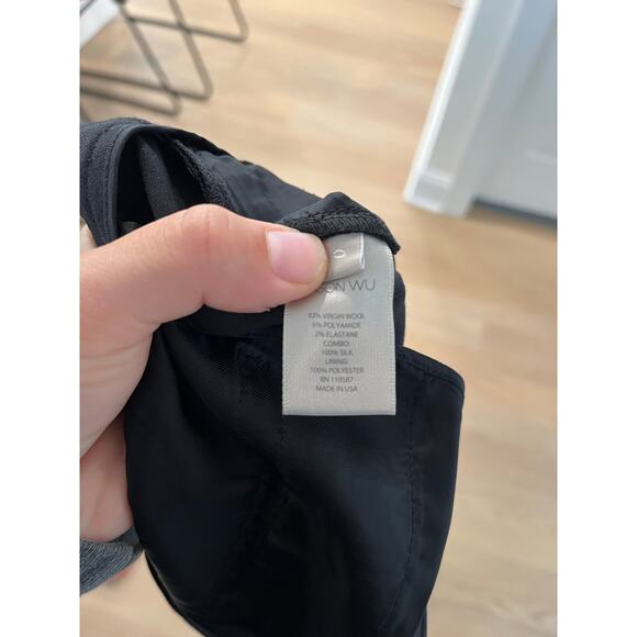 Jason Wu Black Dress Pants Womens 0 High Rise Virgin Wool Lined Pockets - Picture 5 of 5